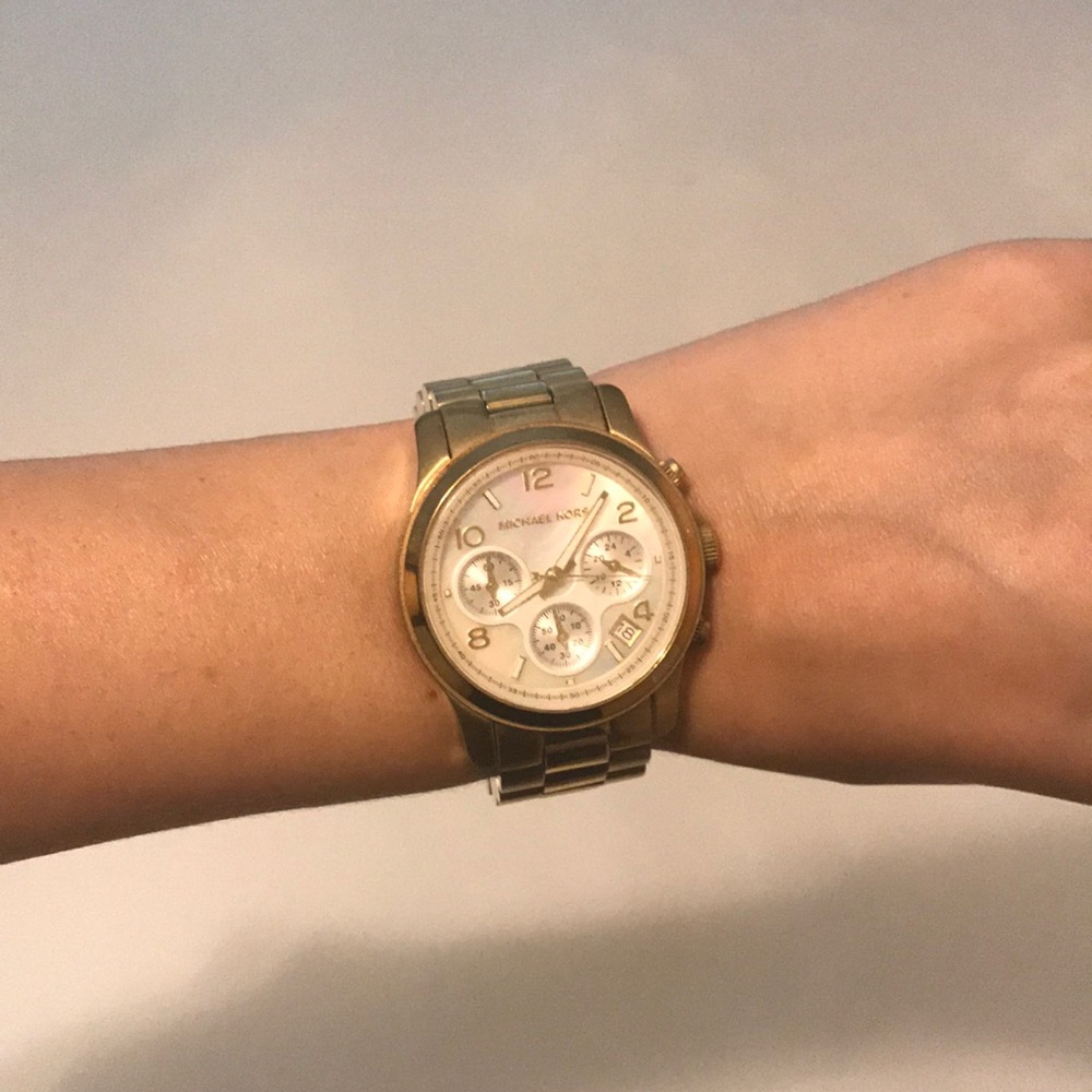 Gold Michael Kors watch